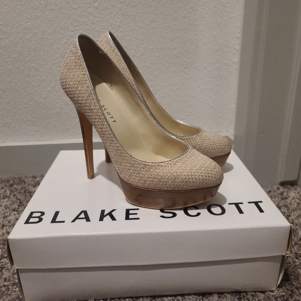 Blake Scott tweed stilettos size 7 1/2